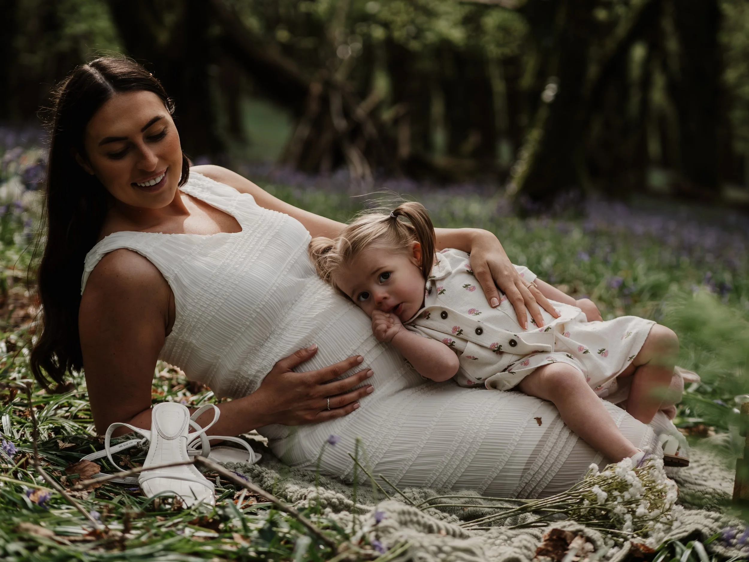 Sophie & Lottie’s Motherhood Session at Wenallt Forest