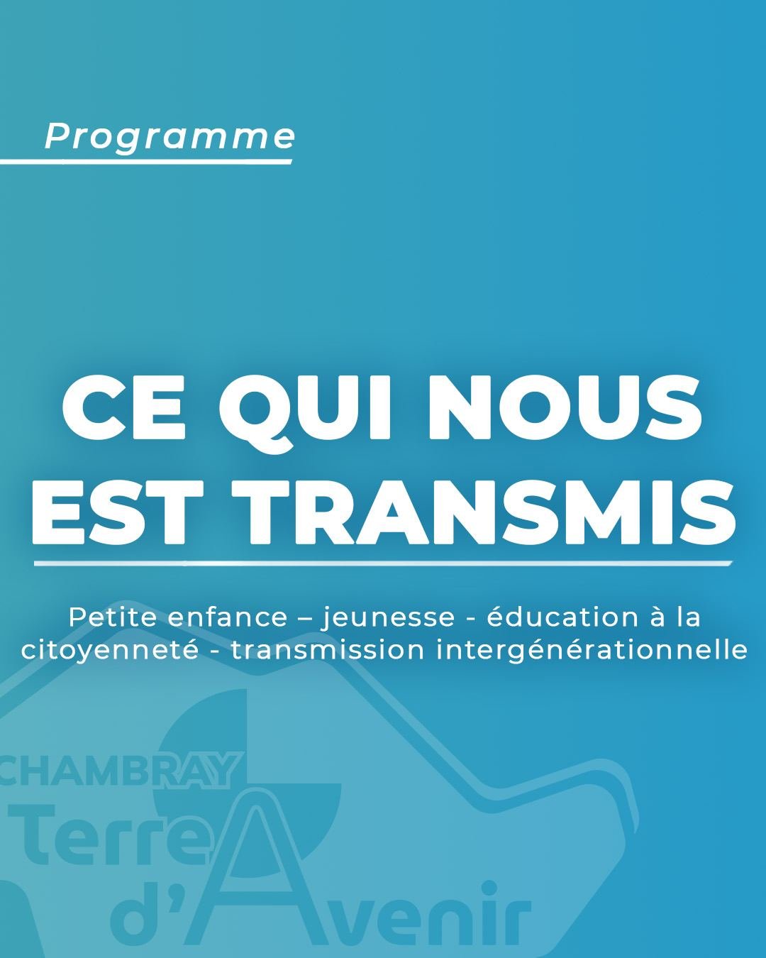 I. CE QUI NOUS EST TRANSMIS