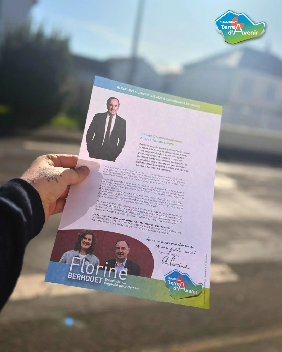       
  
    Dans la continuité du compagnonnage engagé avec Florine Berhouet, Christian Gatard, maire sortant et vice-président de Tours Métropole Val de Loire en charge des finances et de l’urbanisme, a fait le choix d’un rôle clair et assumé au s