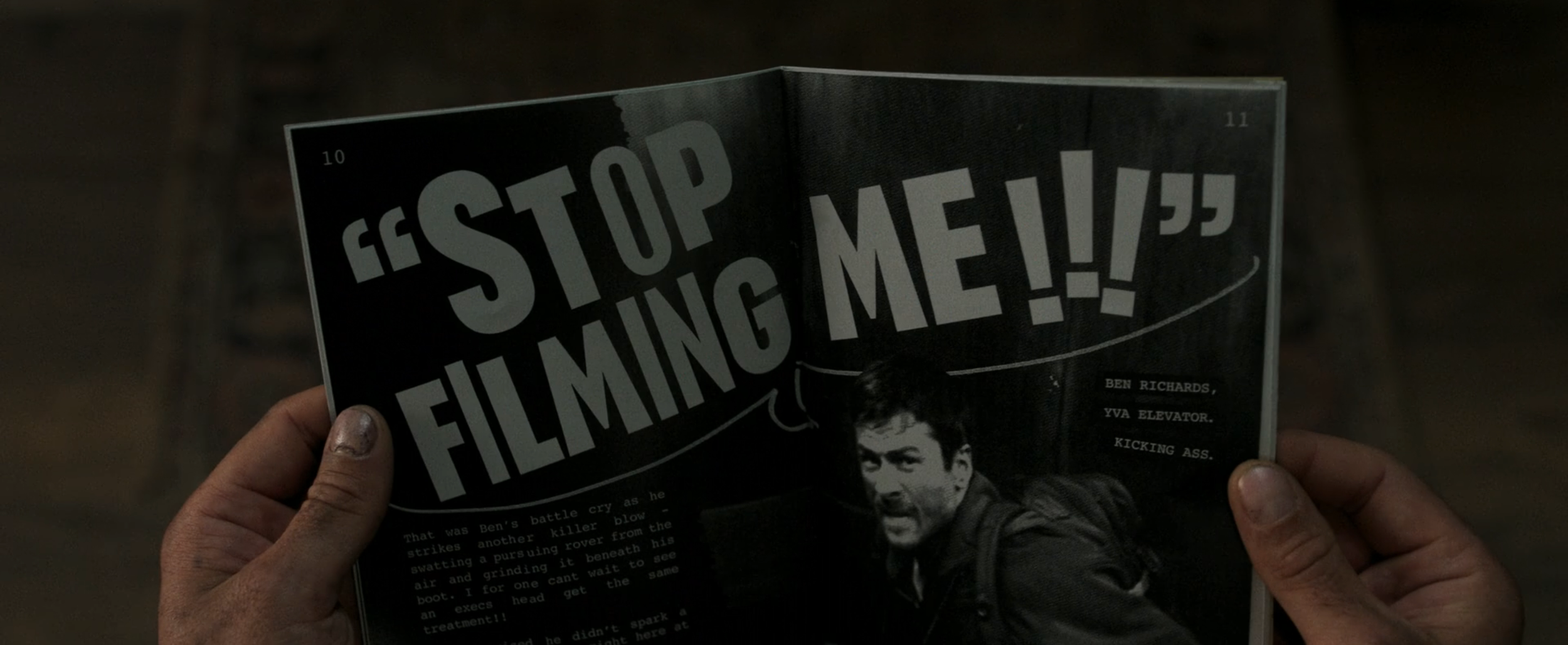 Elton's THE TRUTH zine – hero spreads by myself. 