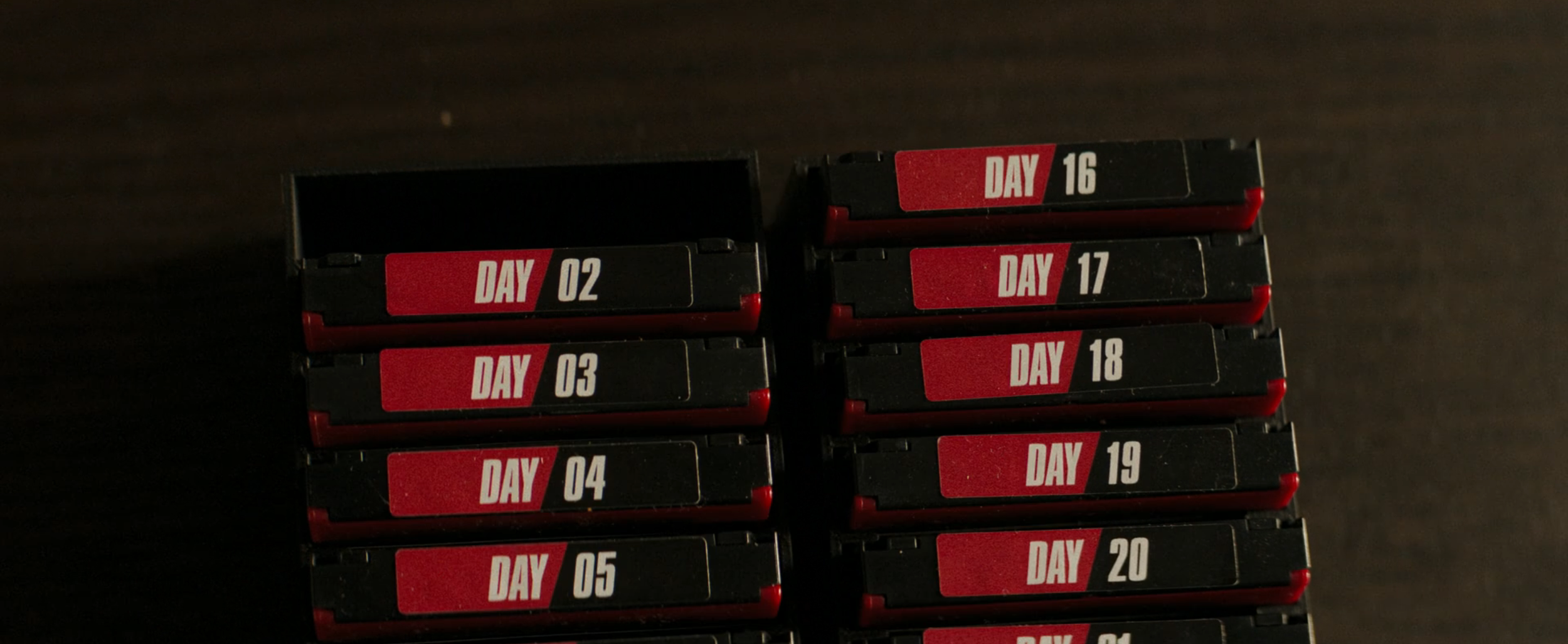 The Running Cam Cassettes action prop graphic elements