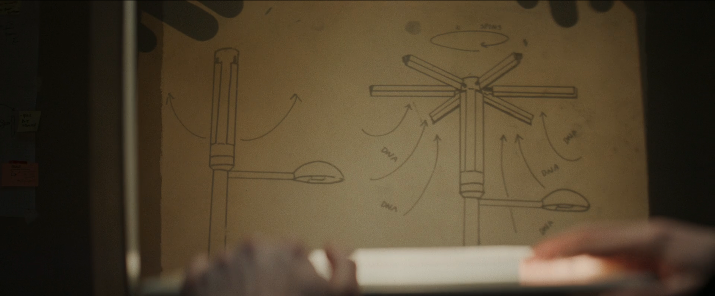 Elton's DNA SNIFFER sketch.