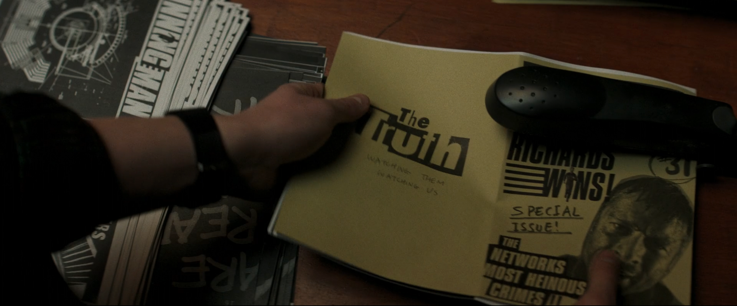 Elton's THE TRUTH zine – cover elements of this issue by Sophie Powell. 