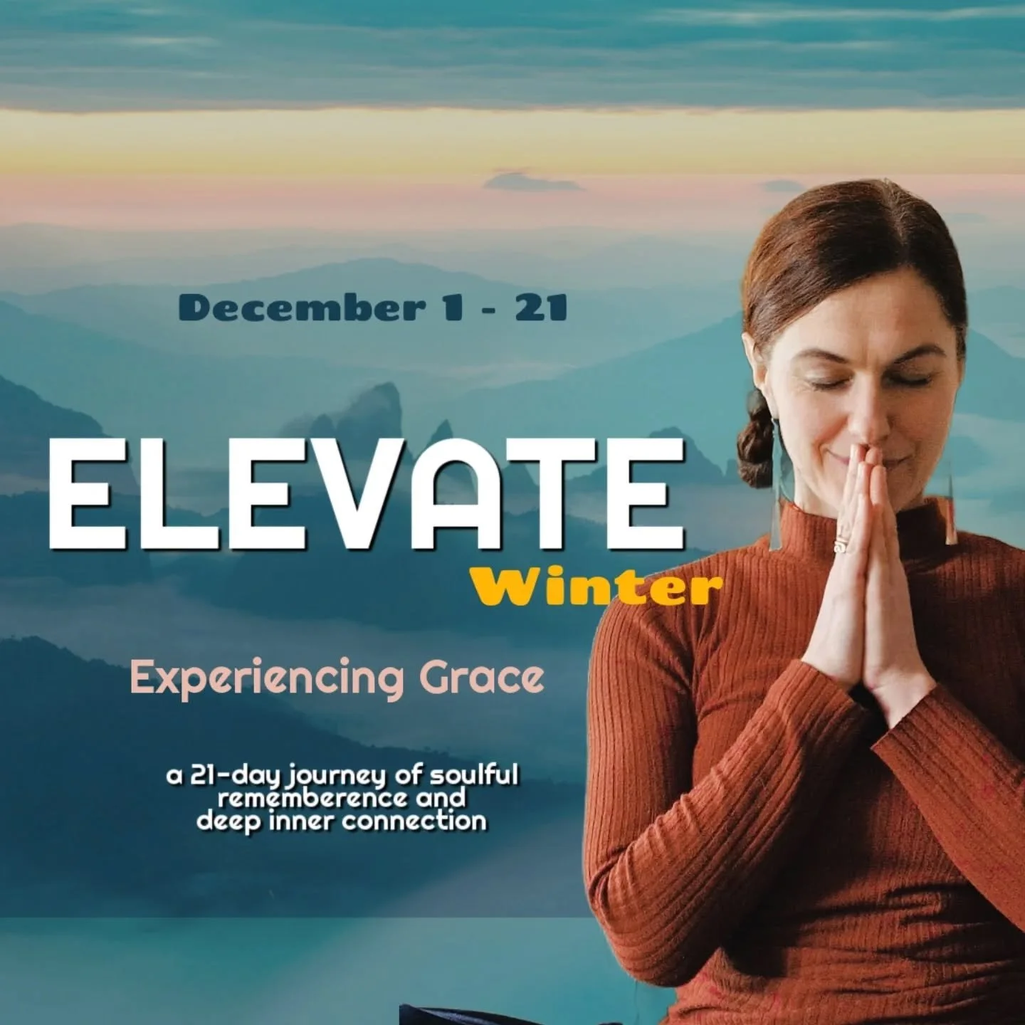 LAST CALL to join! ❤️ 

Tomorrow on Monday, we are starting the last round of ELEVATE this year 

🫶 - a 21 day winter pilgrimage to self - through the landscapes of the soul - with daily Himalayan Kriya Yoga and Breathwork practices.

ELEVATE amongs