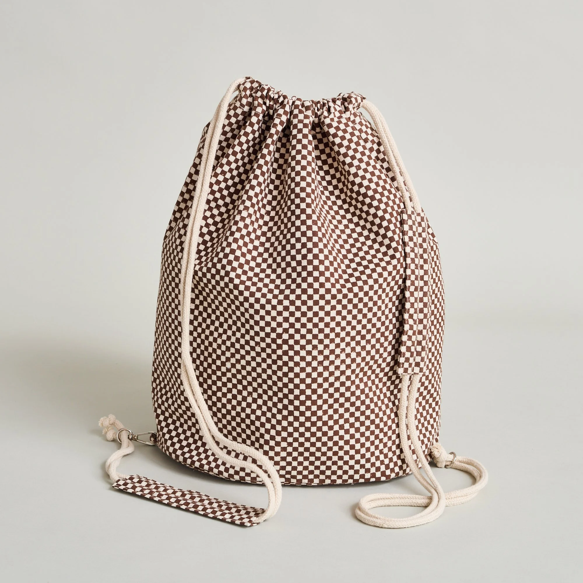 Djanga Bag | Checkerboard | Brown