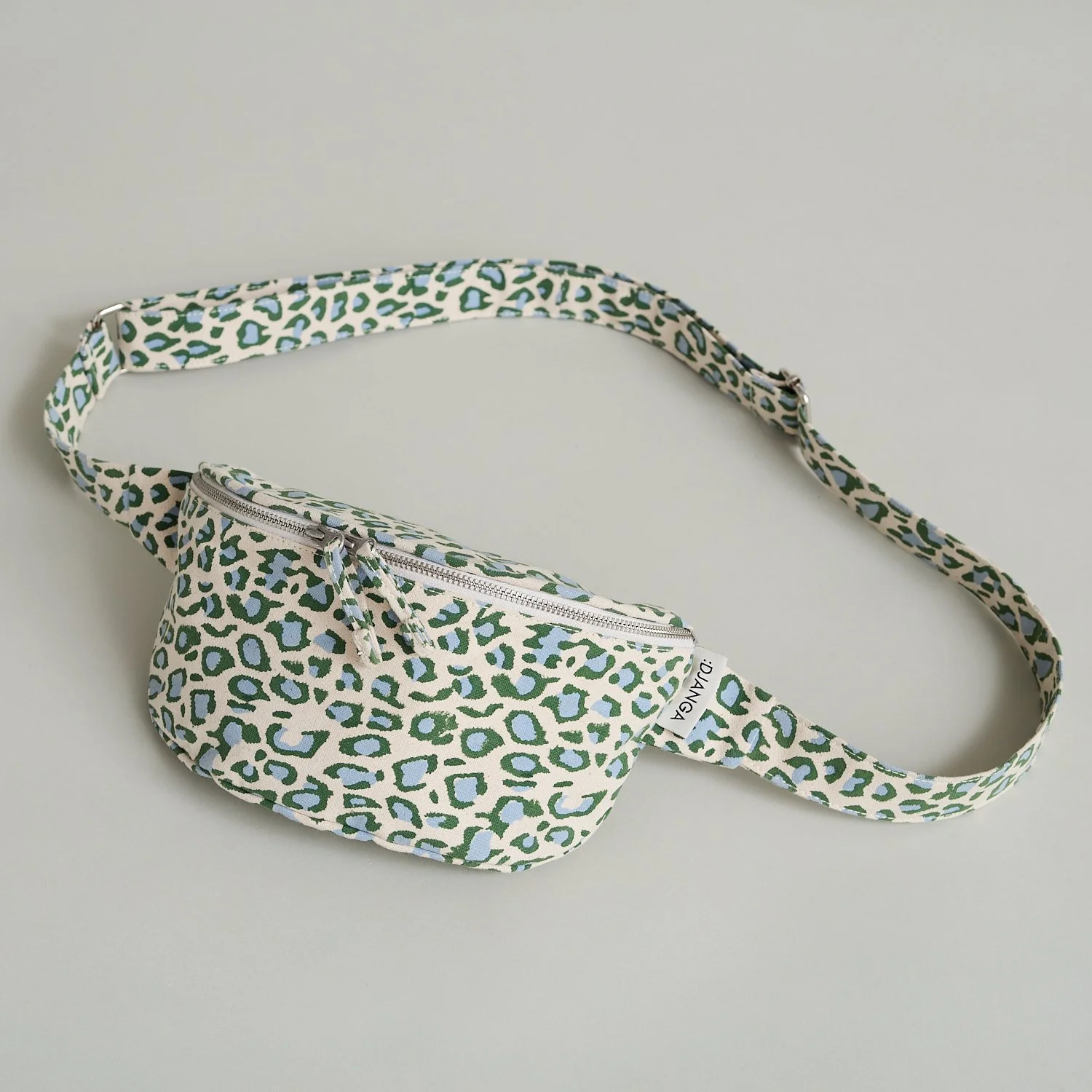 Hugger Bag | Pop Leopard | Green/Light Blue