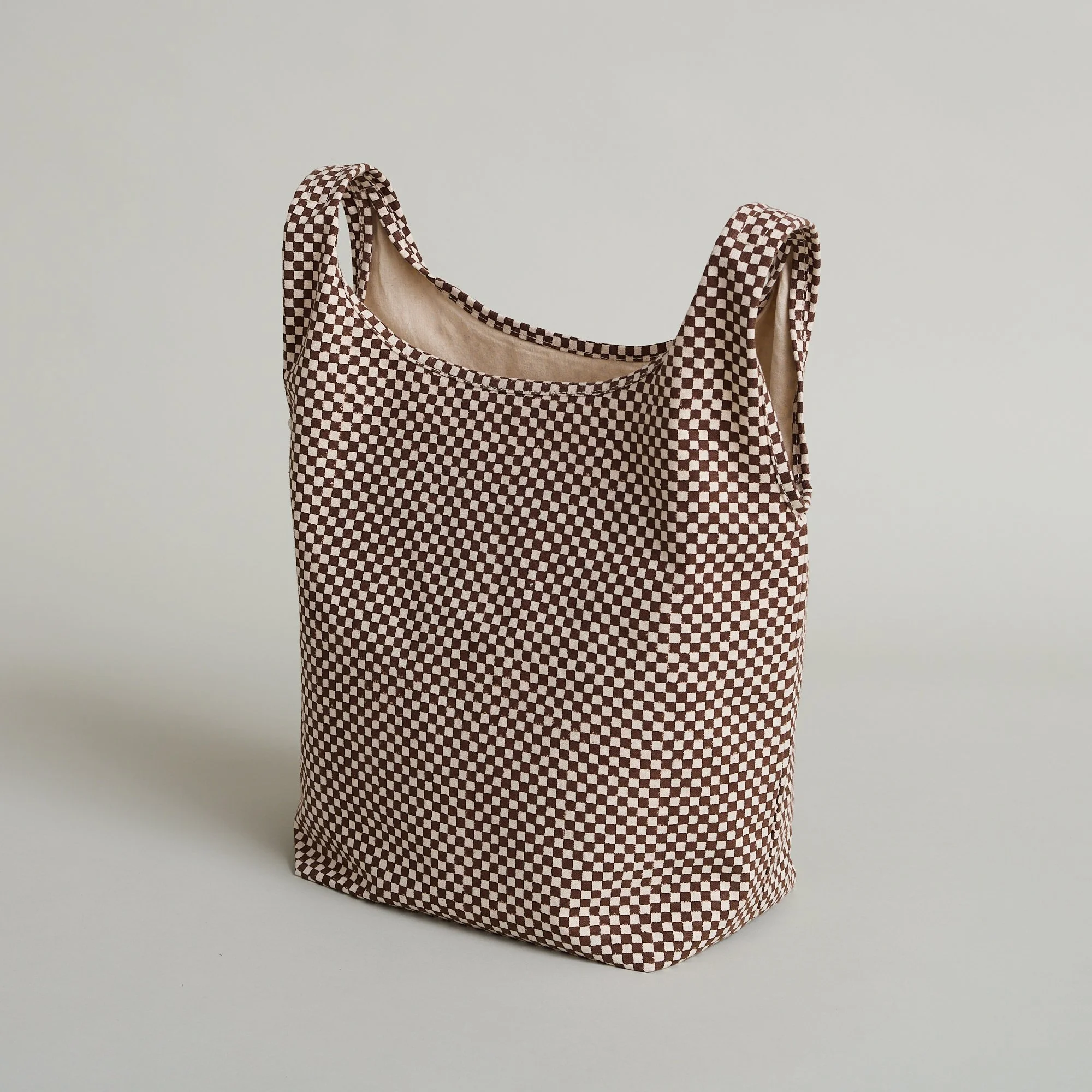 Banyan Bag | Checkerboard | Brown
