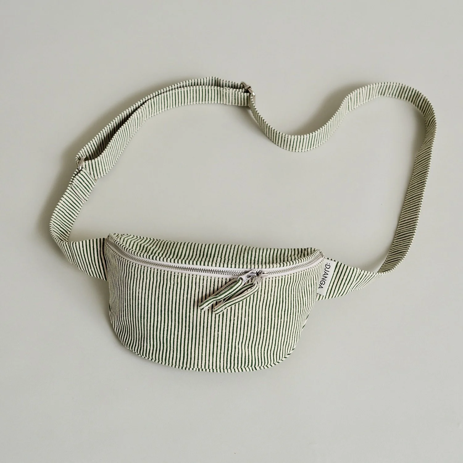 Hugger Bag | Fine Lines | Green