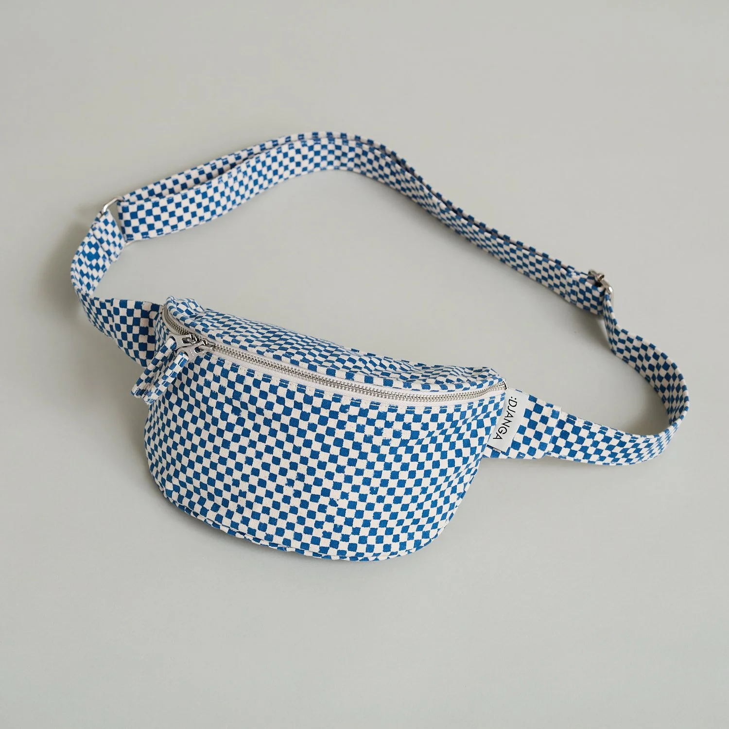 Hugger Bag | Checkerboard | Blue