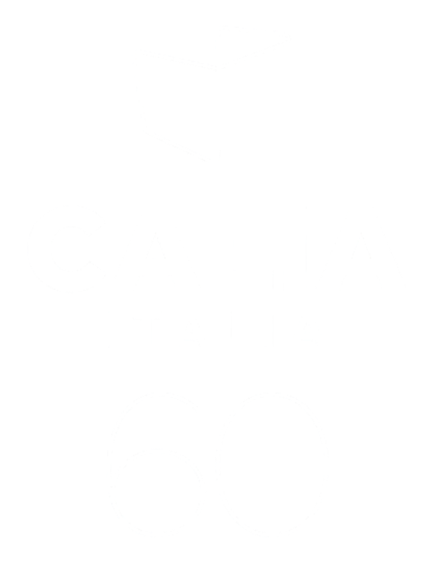 Logo for Calia Italia featuring a stylise chair above the brand name and the number 60.