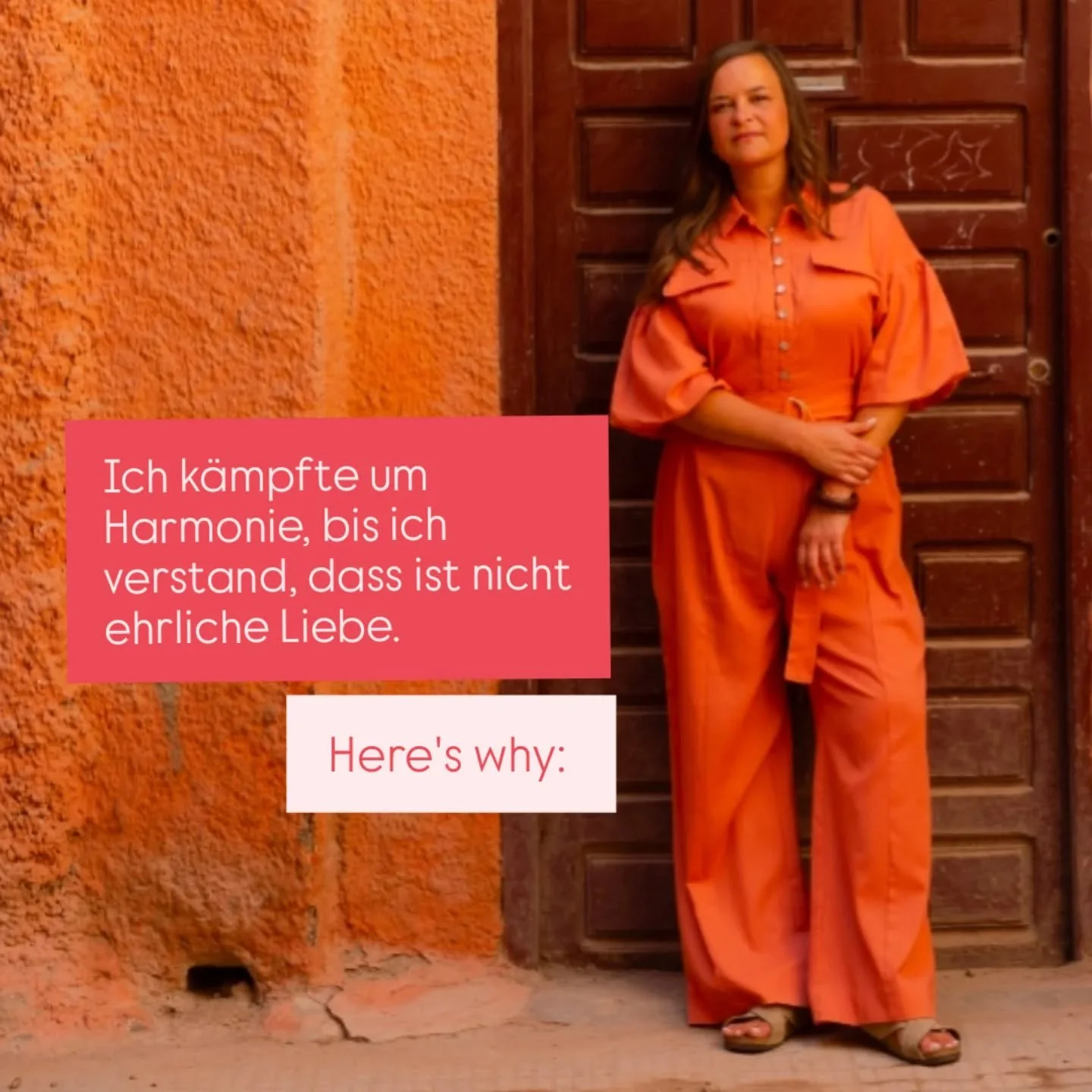 Ich musste viele Umwege gehen, bis ich verstand:

Meine Vermeidung von Meinungsverschiedenheit und Konflikt brachte mir Kummer und Einsamkeit. 🤌🏼

Ich tapste wie auf Eierschalen, kreierte Distanz statt N&auml;he und vertraute der Verbindung nicht -