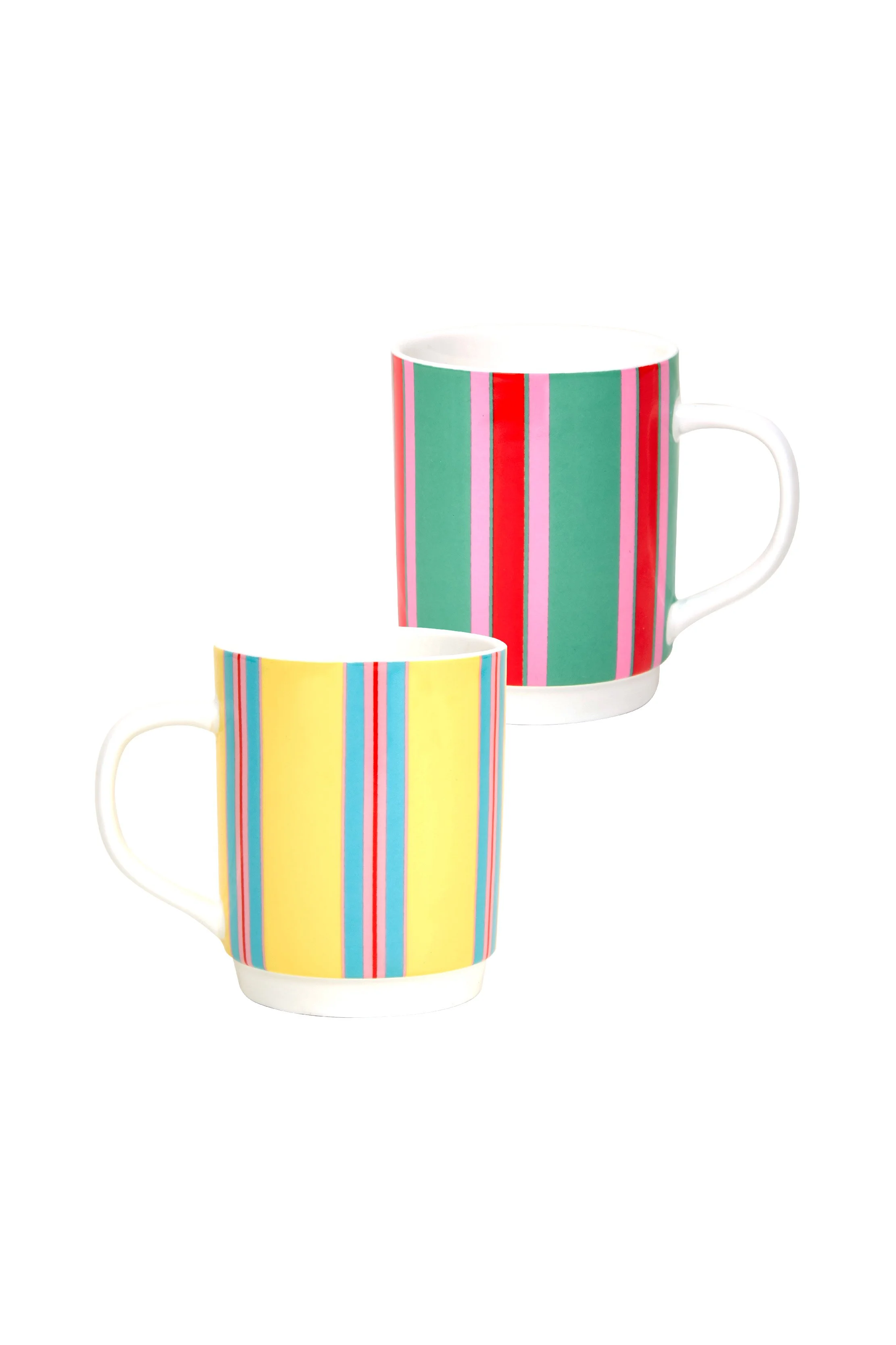 Coffee mug set - Lime & Butter