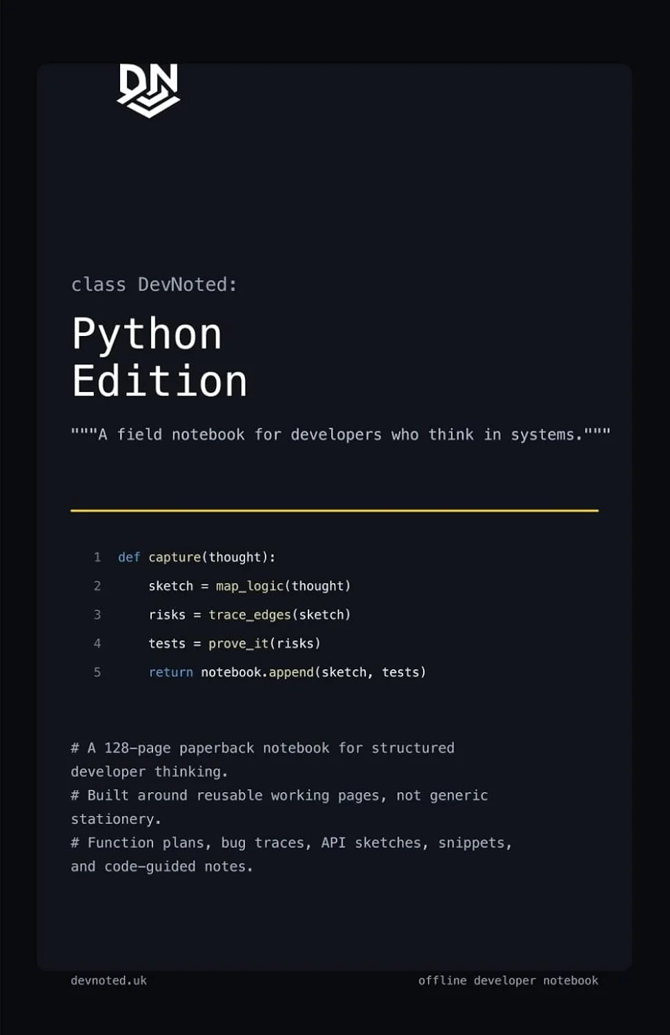DevNoted: Python Edition