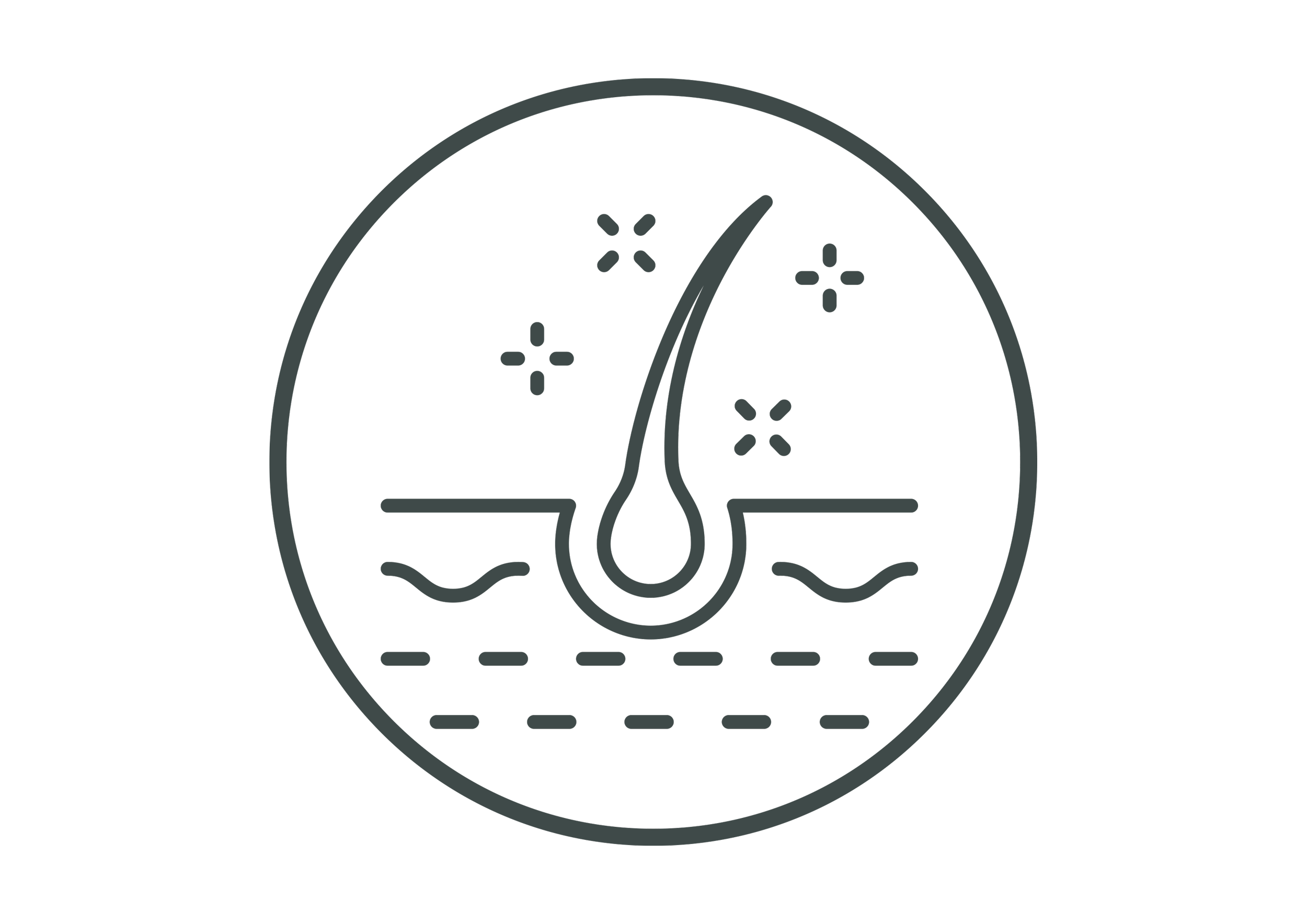 Line drawing of a lemon cut in half, showing the inside with seeds and segments, on a black background.