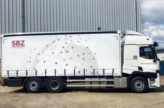 SBZ Curtain sided truck