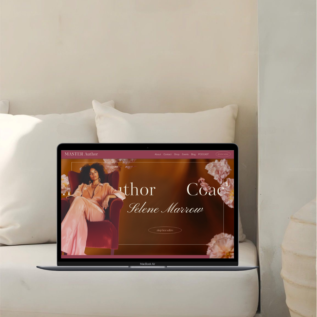 Author’s Signature (Author) | Premium Squarespace Website Template