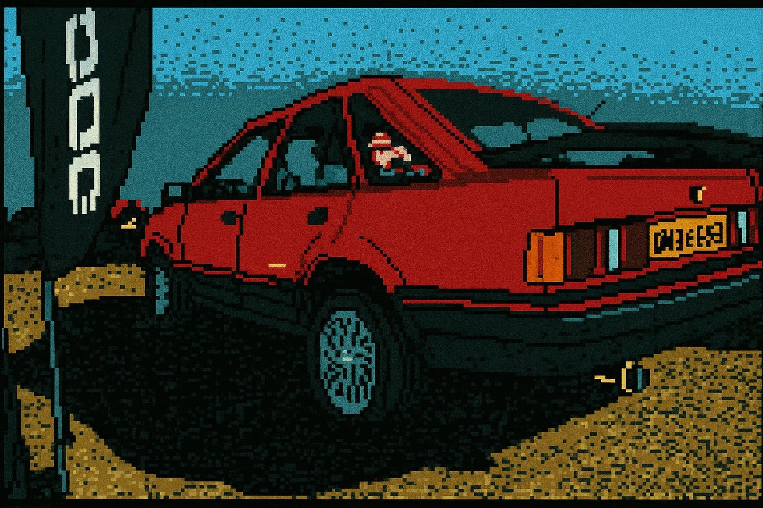 AI is mental isn't it. 

Asked it to make Ellie look like a retro game using a photo. 

The thing is, it came back and asked me if I wanted to add a game-style HUD and of course, I said yes. The image turned my car into a 3 door. 

I said to make it 