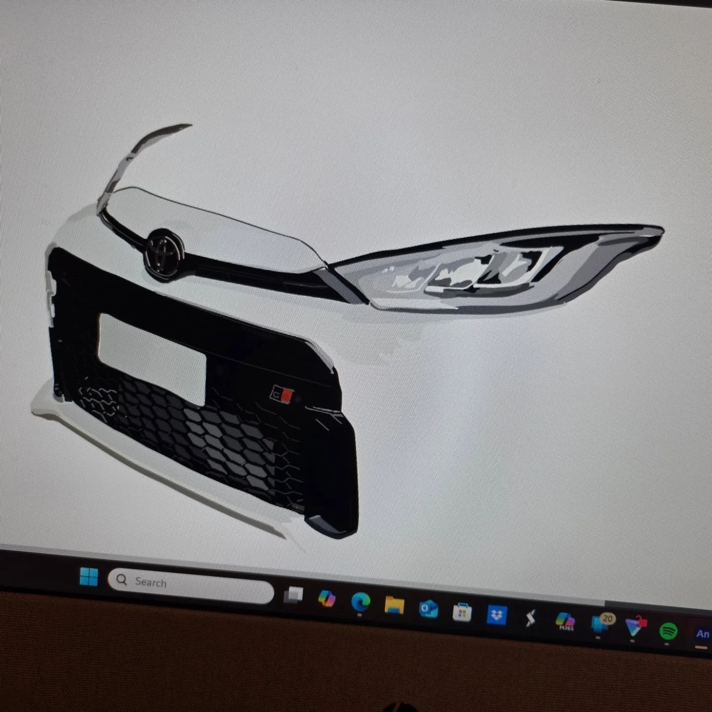 This is one of several projects I am currently managing. A significant challenge in rendering a white vehicle is accurately depicting its various white tones to convey its true color, particularly when the canvas itself is white.

This specific artwo