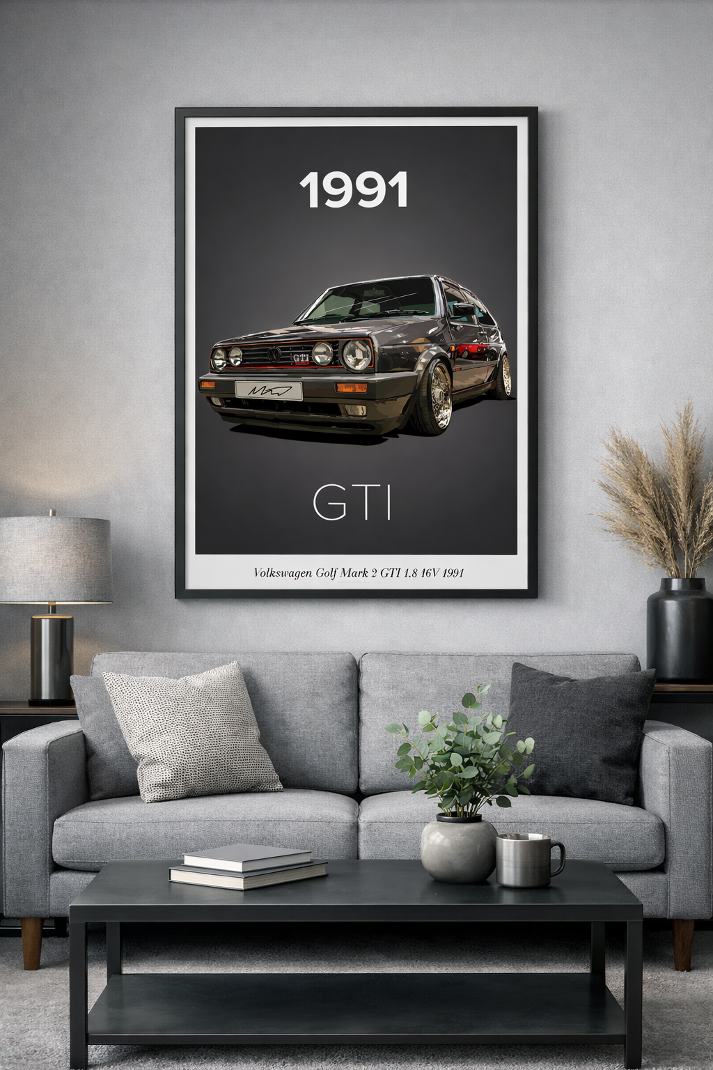 Volkswagen Golf Mark 2 GTI 1.8 16V 1991 Poster