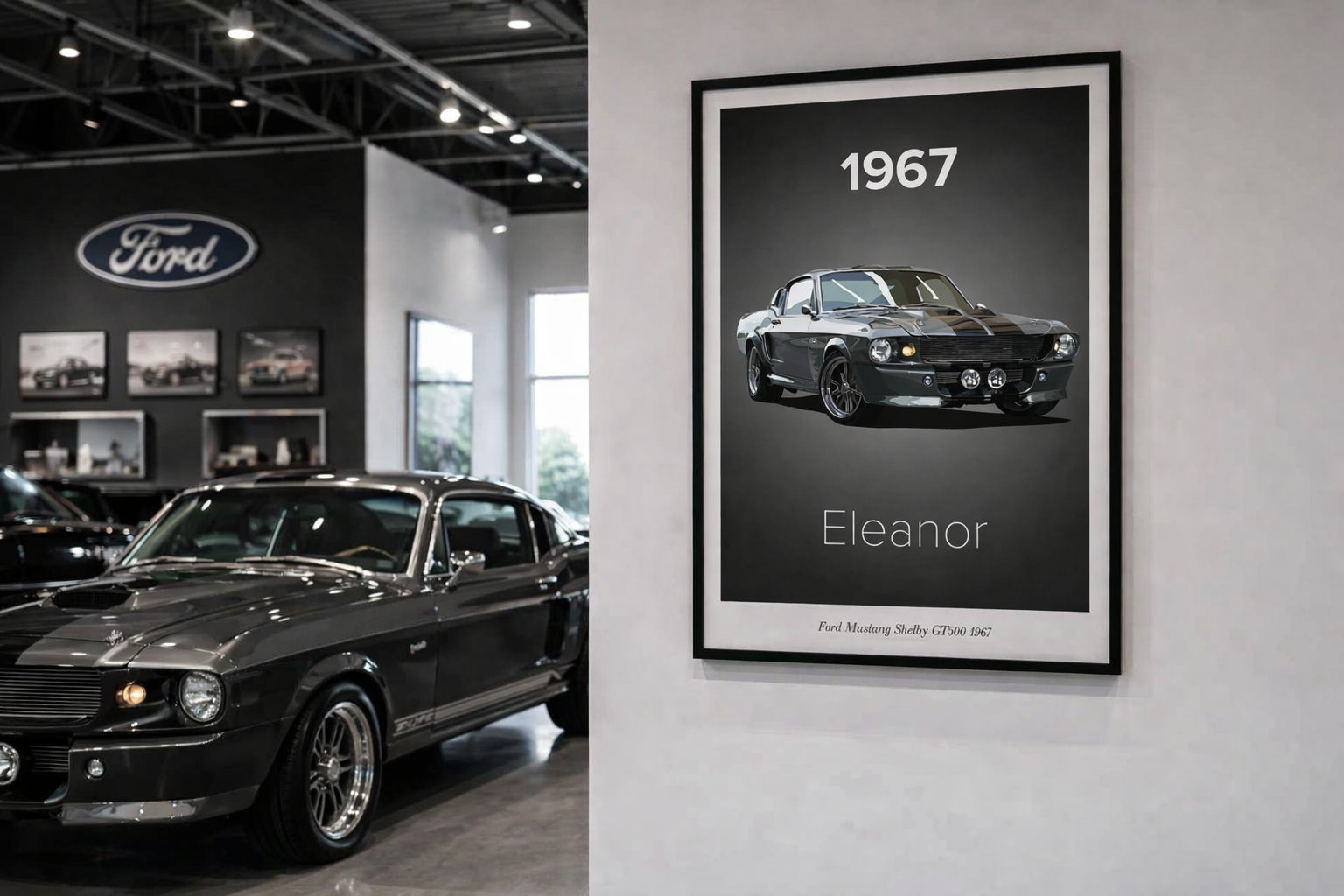 1967 Ford Shelby Mustang GT500 Eleanor Poster