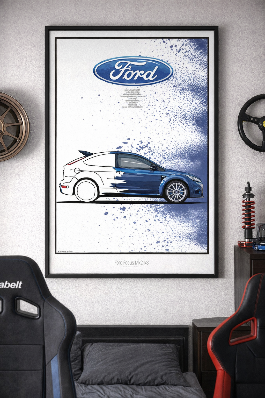 Ford Focus Mk2 RS Poster