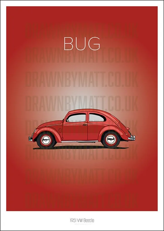 1951 VW Beetle - BUG - red web 800 with WM.jpg