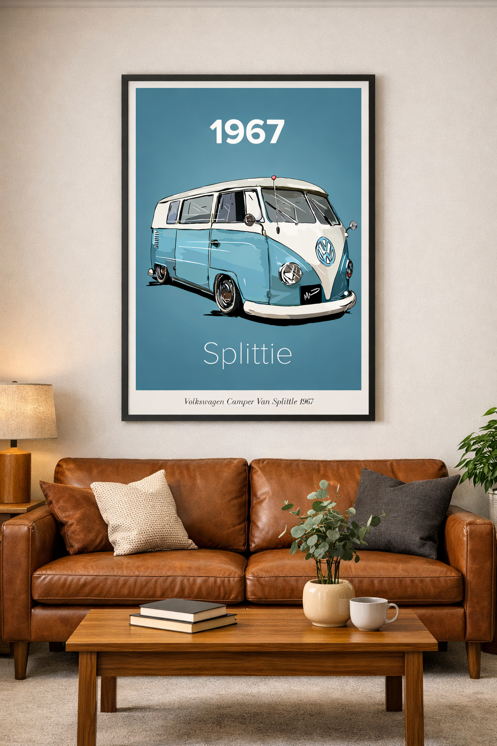 Volkswagen Camper Van Splittie 1967 Poster