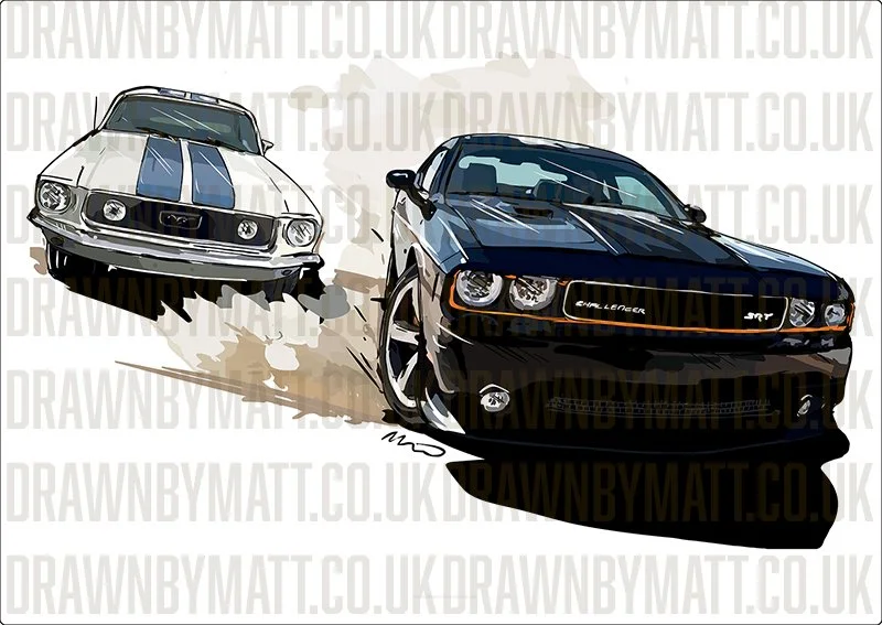 Challenger v Mustang web 800 with WM.jpg