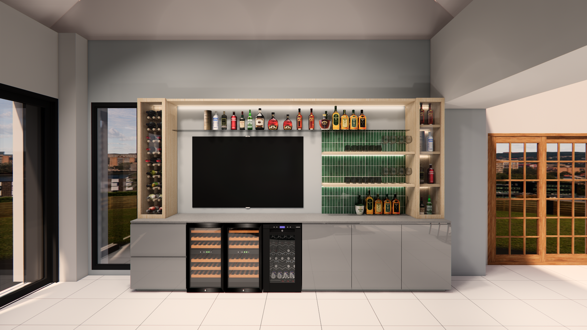 House M | Concept Design, 3D Interior Rendering & Technical Documentation | JHB