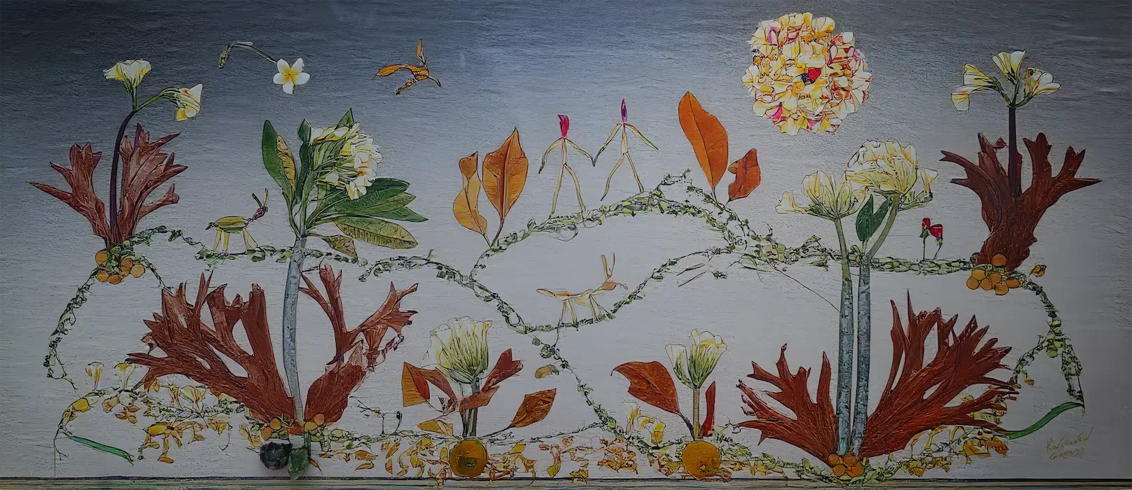 Come Together, 2025 UV print on aluminium Dibond, crystal 75 × 54 cm by Konstantin Grouss