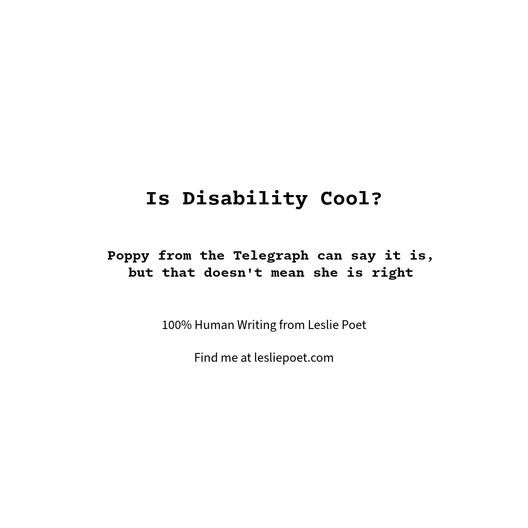 Is Disability Cool