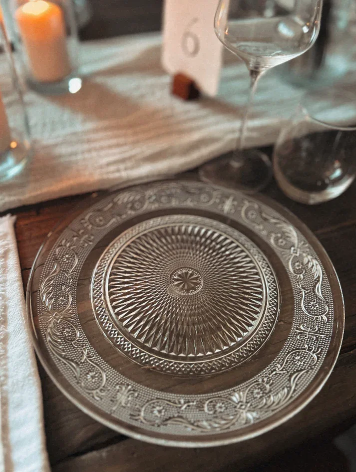 Platzteller Glas