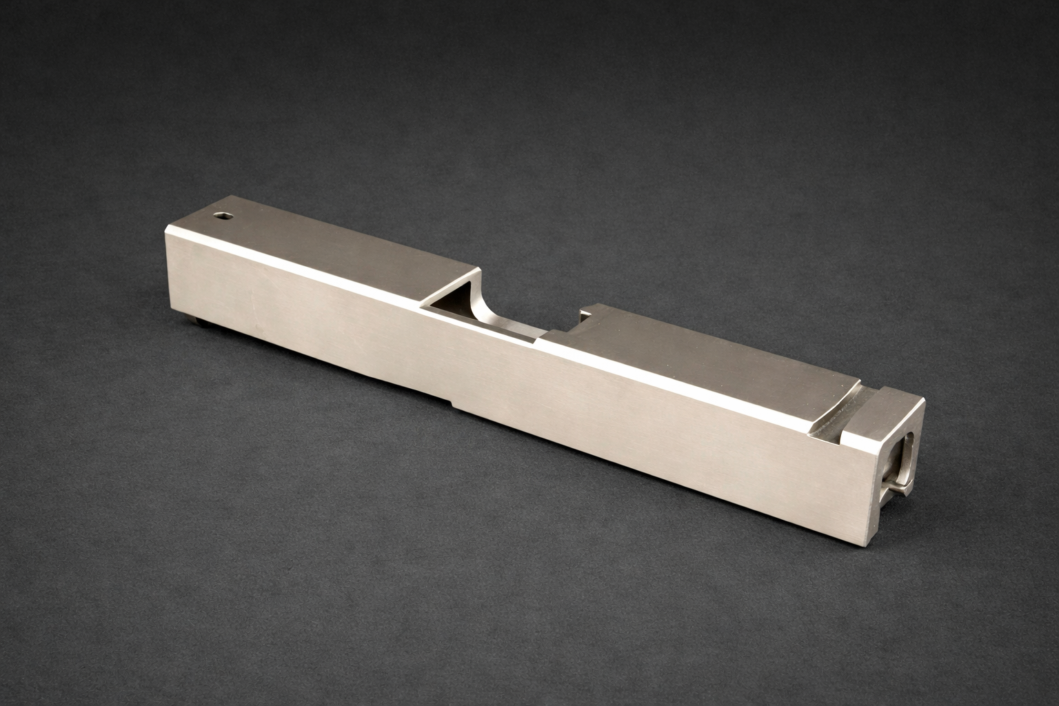 Blank Glock slide available in multiple sizes and ready for custom engraving and finishing