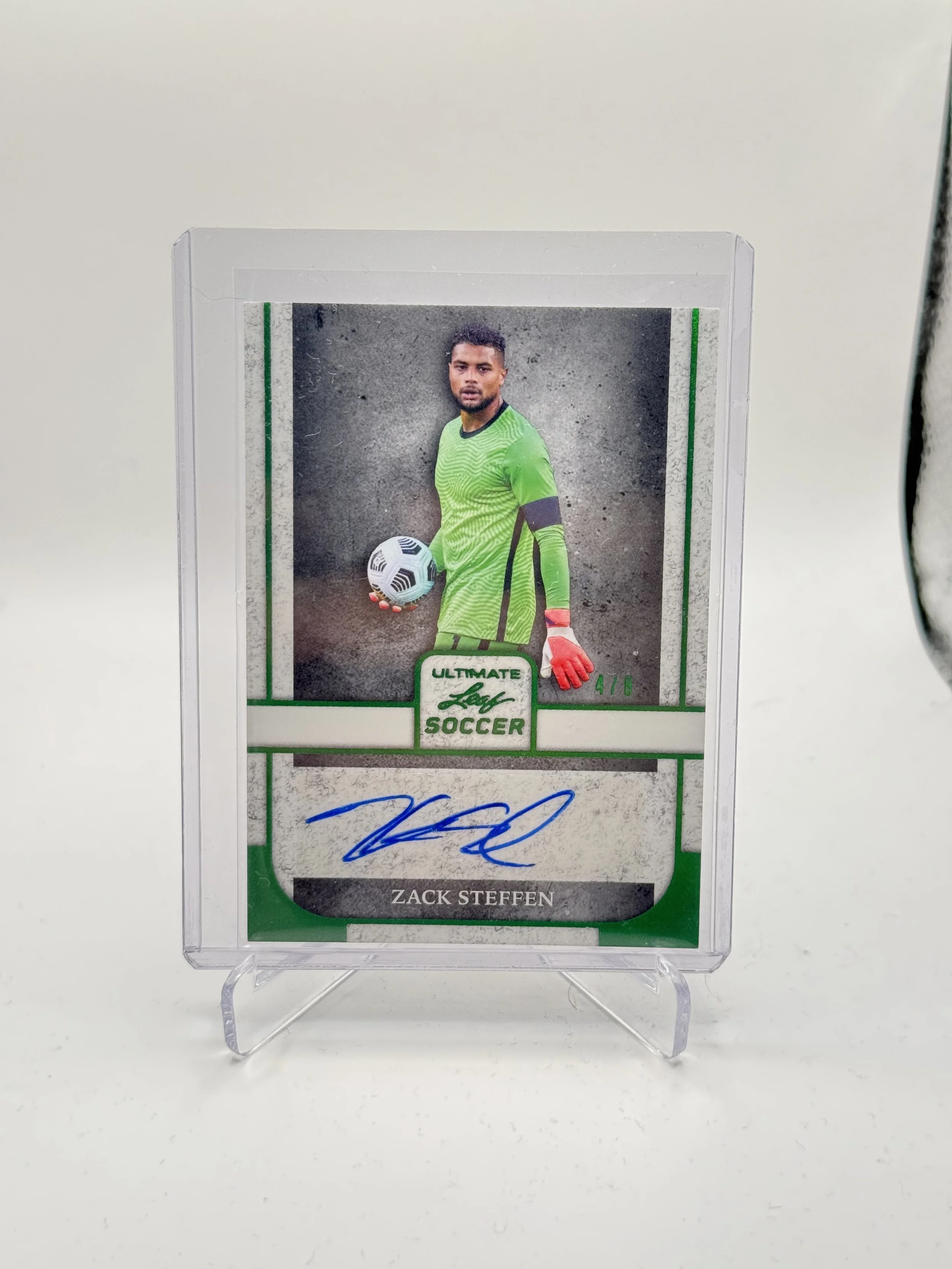 Zack Steffen 2022 Leaf Ultimate Soccer  auto /8