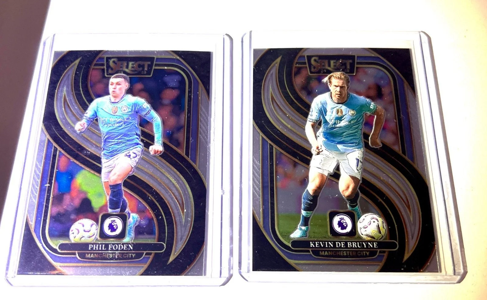 KEVIN DE BRUYNE / FODEN 2024 Select Premier League Mezzanine Silver #155 #151