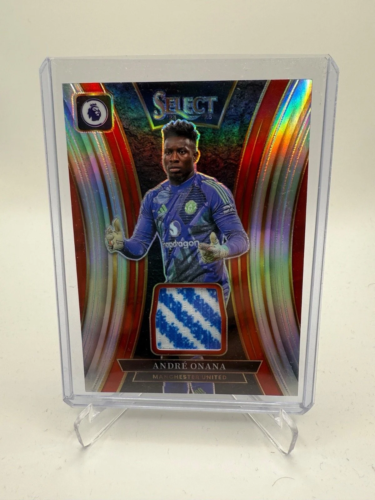 Andre Onana #SM-AON 2024-25 Panini Select Premier League - Select Memorabilia
