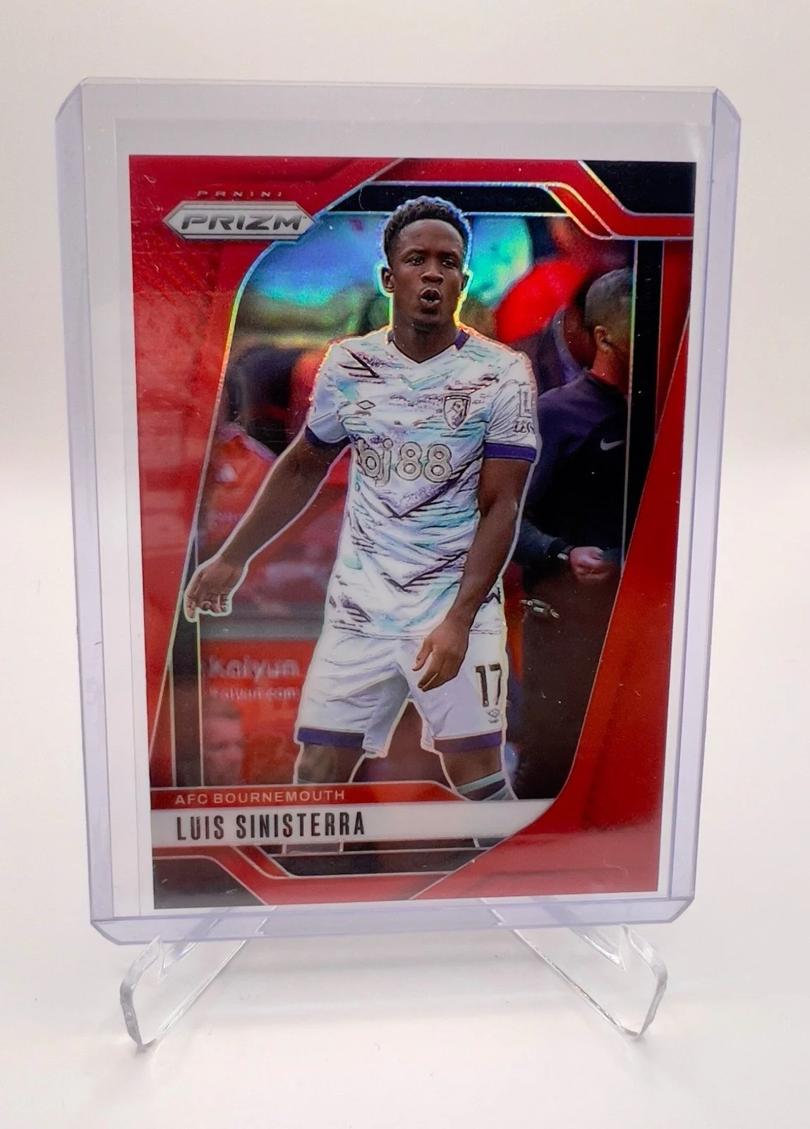 2024-25 PRIZM PREMIER LEAGUE EPL BOURNEMOUTH LUIS SINISTERRA RED 104/199 #189