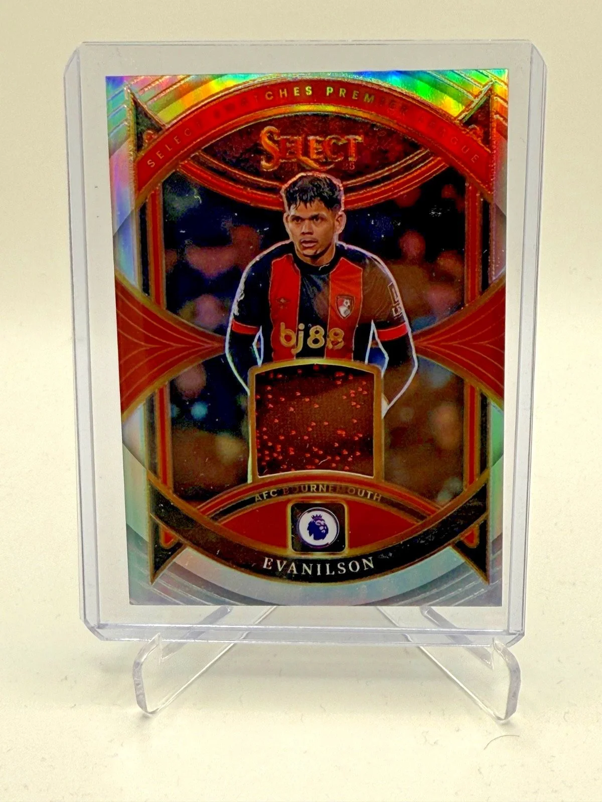 2024-25 Panini Select Premier League - Select Swatches Evanilson #SW-E (MEM)