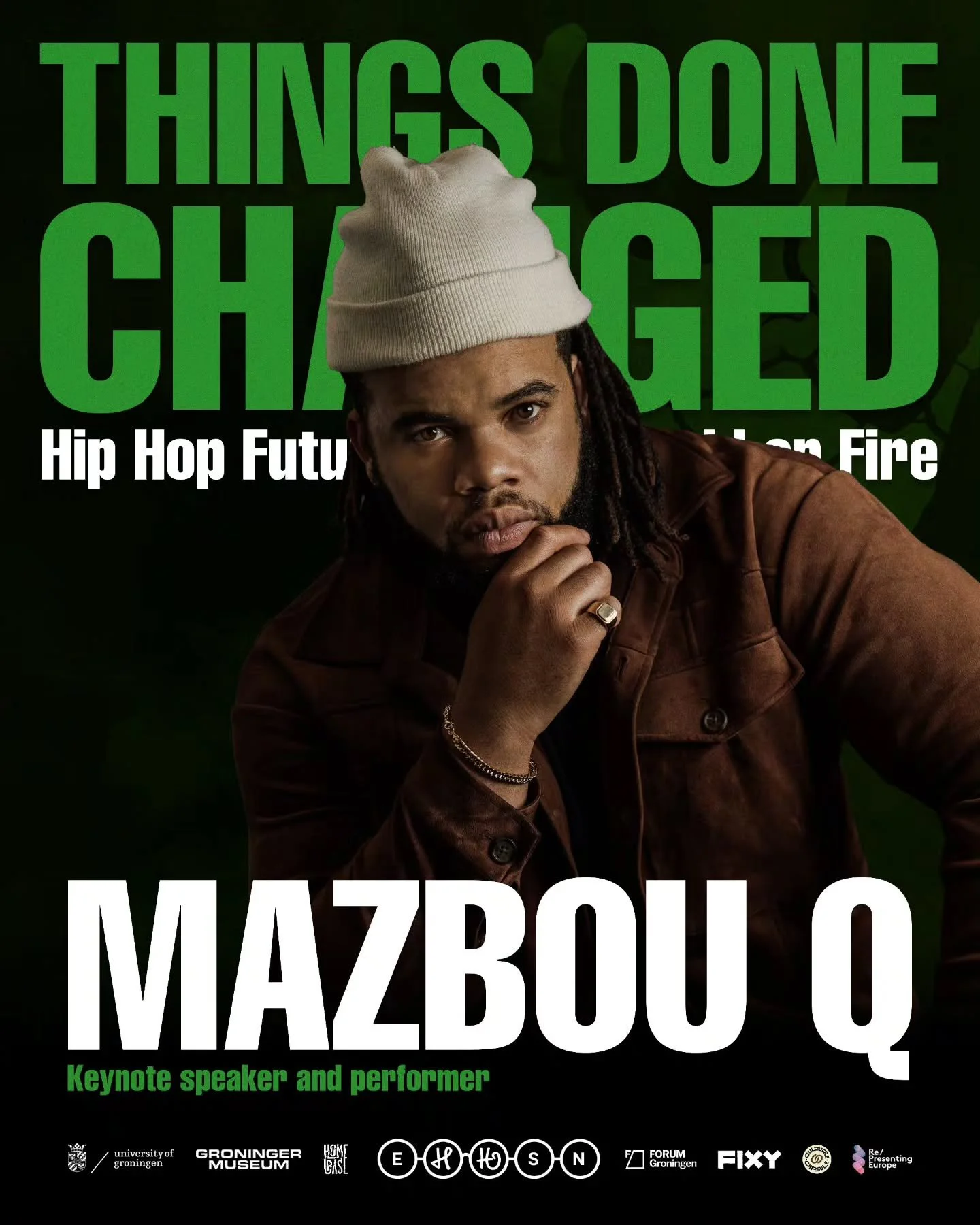 Introducing... MAZBOU Q

The first keynote for the upcoming European Hip Hop Studies Conference is @mazbouq, a.k.a. 'The Rap Scientist'. The New Zealand-based rapper will deliver a keynote talk on the science of rap, and showcase his skills as an emc