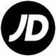 The JD Sports logo in black and white, featuring the letters 'JD' inside a circle.