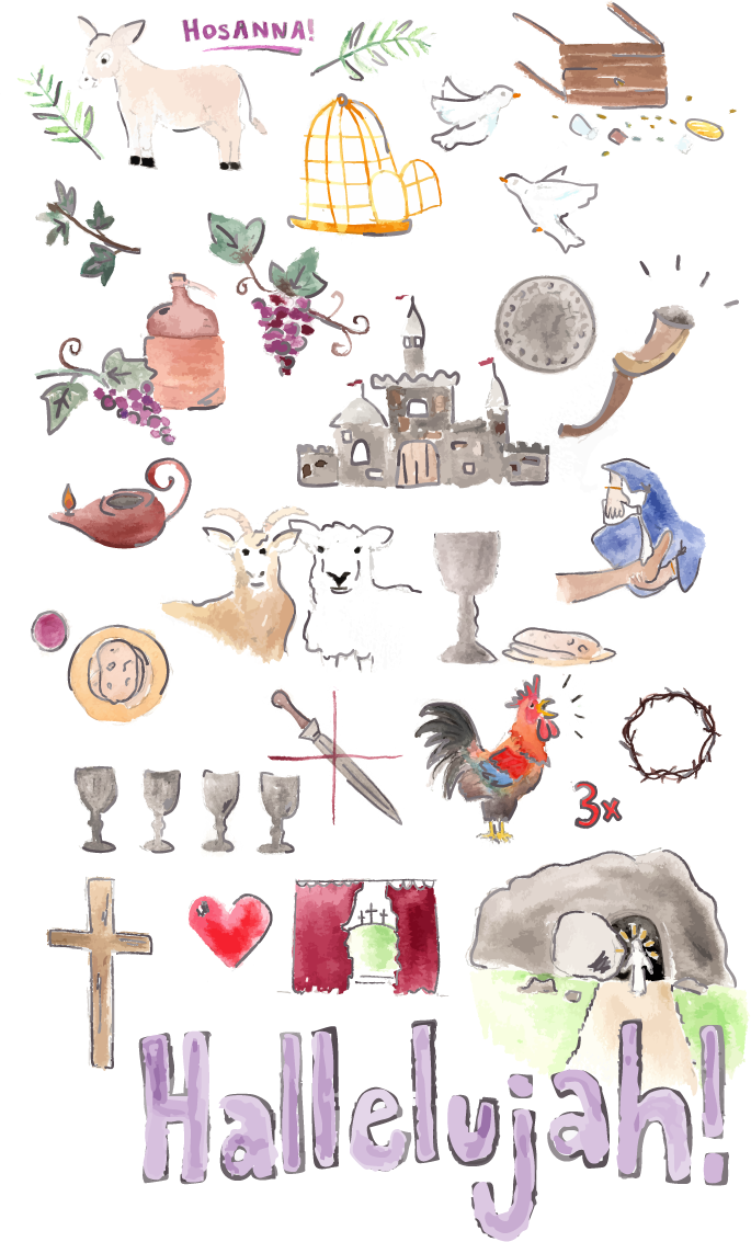 The Easter Story, Matthew Chapter 21 to the end.