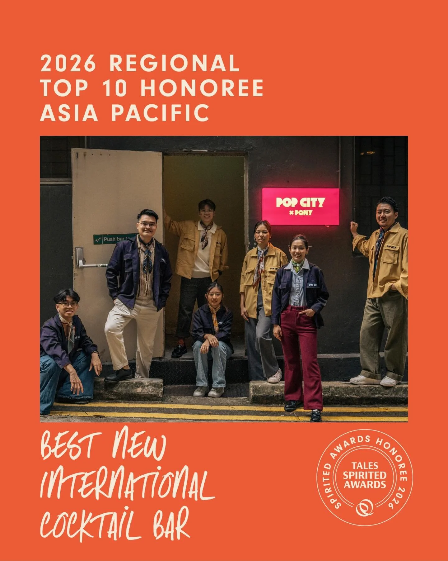We&rsquo;re truly honoured to be named among the Top 10 Honourees for Best New International Cocktail Bar (Asia Pacific) at the Tales of the Cocktail Foundation Awards 2026.

To be recognised alongside so many inspiring new bars, both close to home a