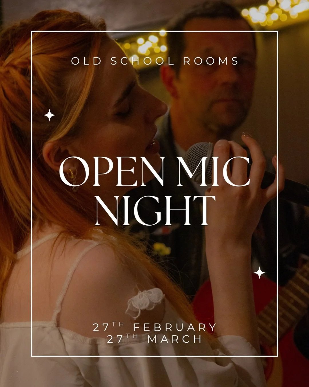 FREE PHOTOS at our next open mics on:
- 27th Feb
- 27th March
8pm-11pm
(Oh, and a free drink 🤫)

Come down and express yourself musically or in spoken word- we want to see your talent! See you there ✨ 

📍 The Old School Rooms, 43 Lowergate, Clither