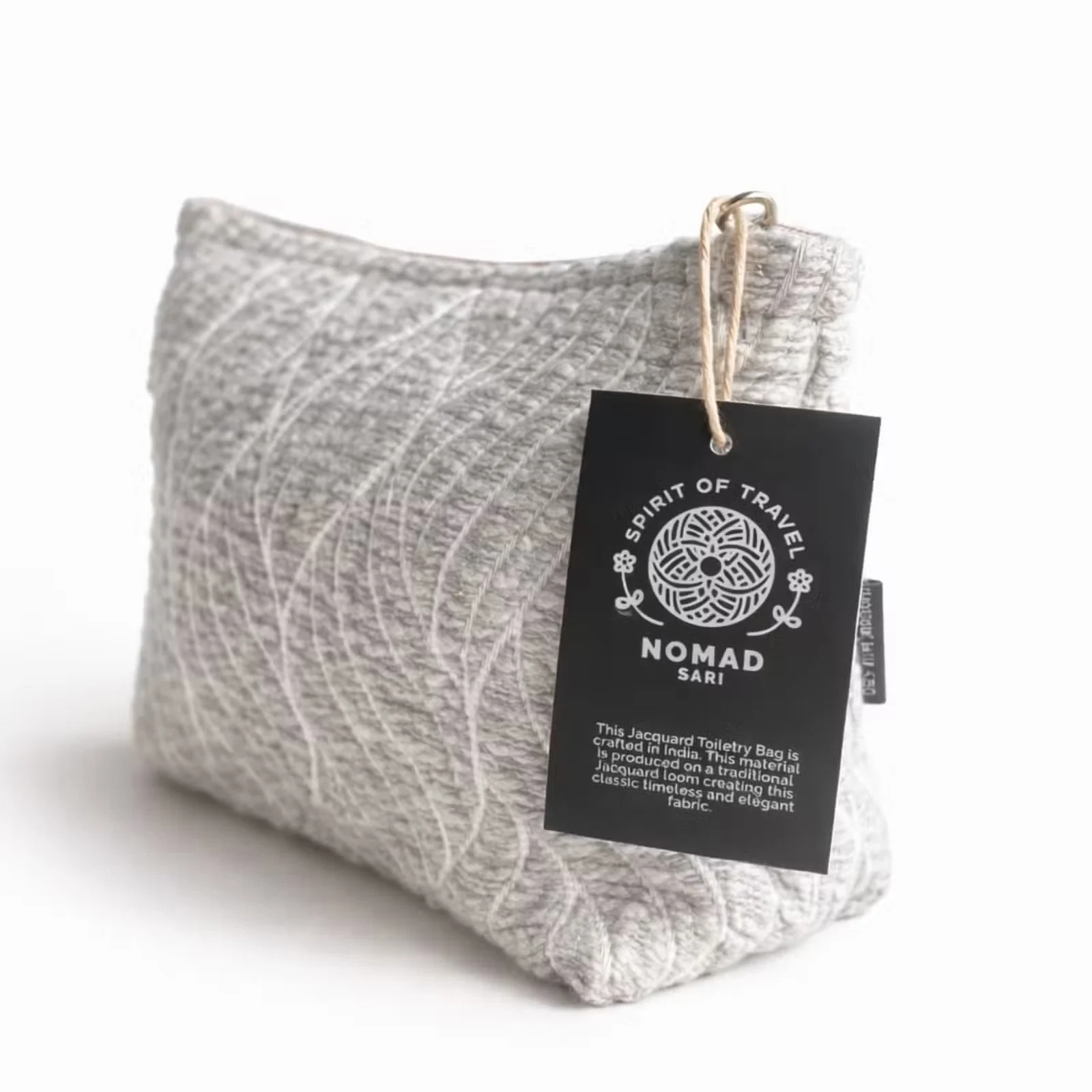 Nomad Sari Indian Jacquard Toiletry Bag - Moonlit Weave 4.jpg