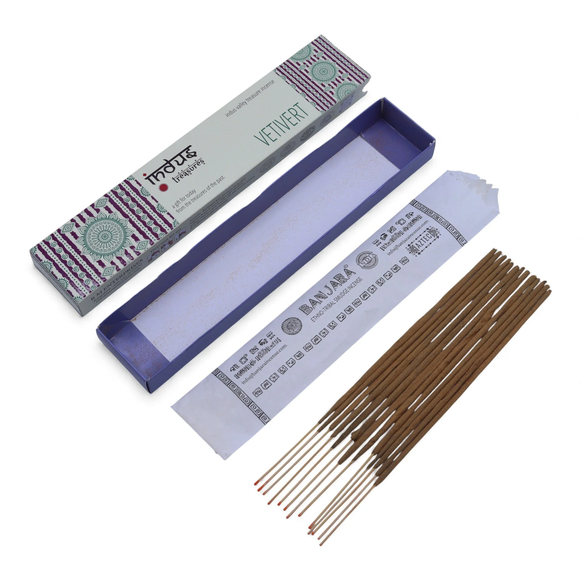 Indus Treasure Incense Vetivert Box Image 2.jpeg