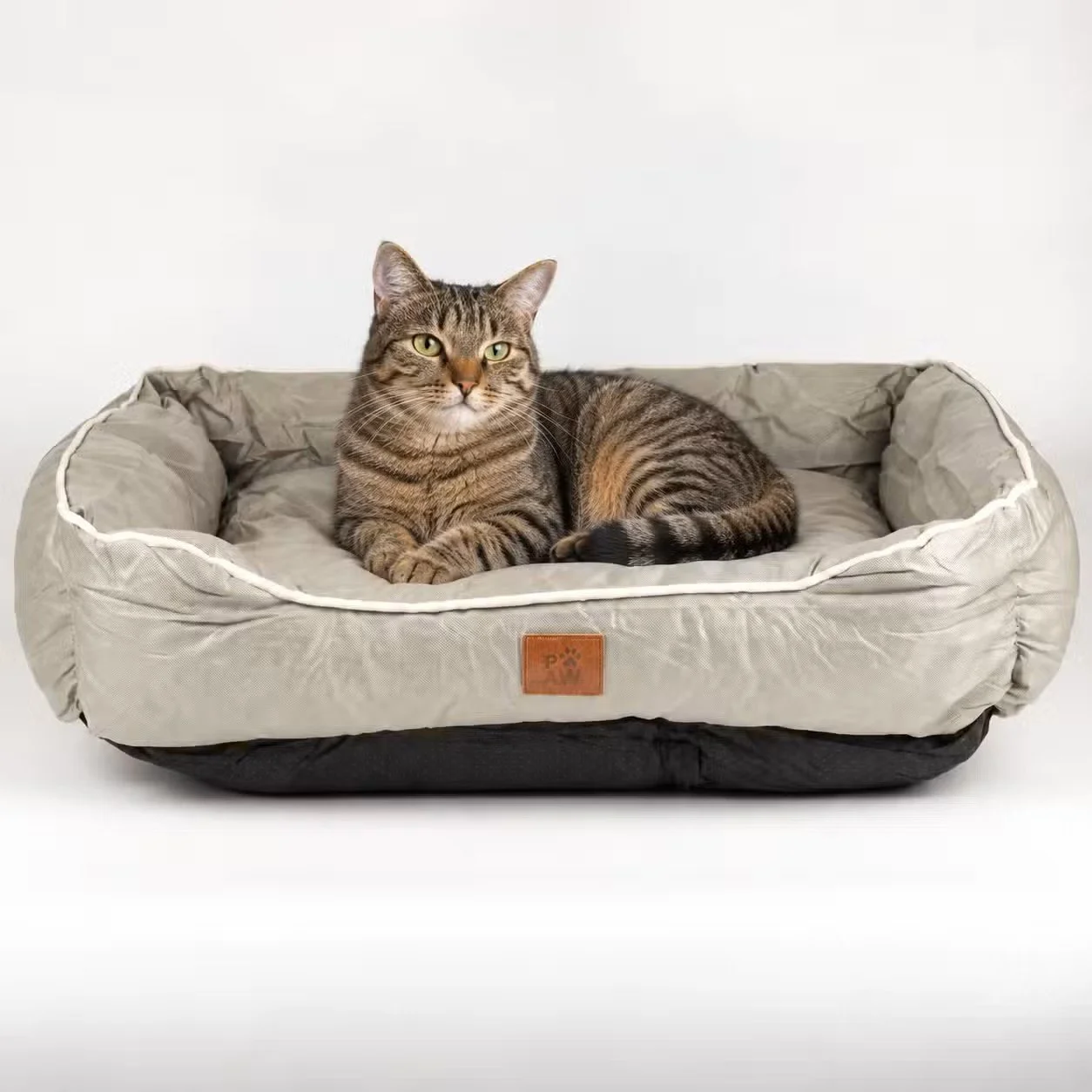 PAW Bed – Medium Khaki Beige – 70 × 60 × 15cm 2.jpg