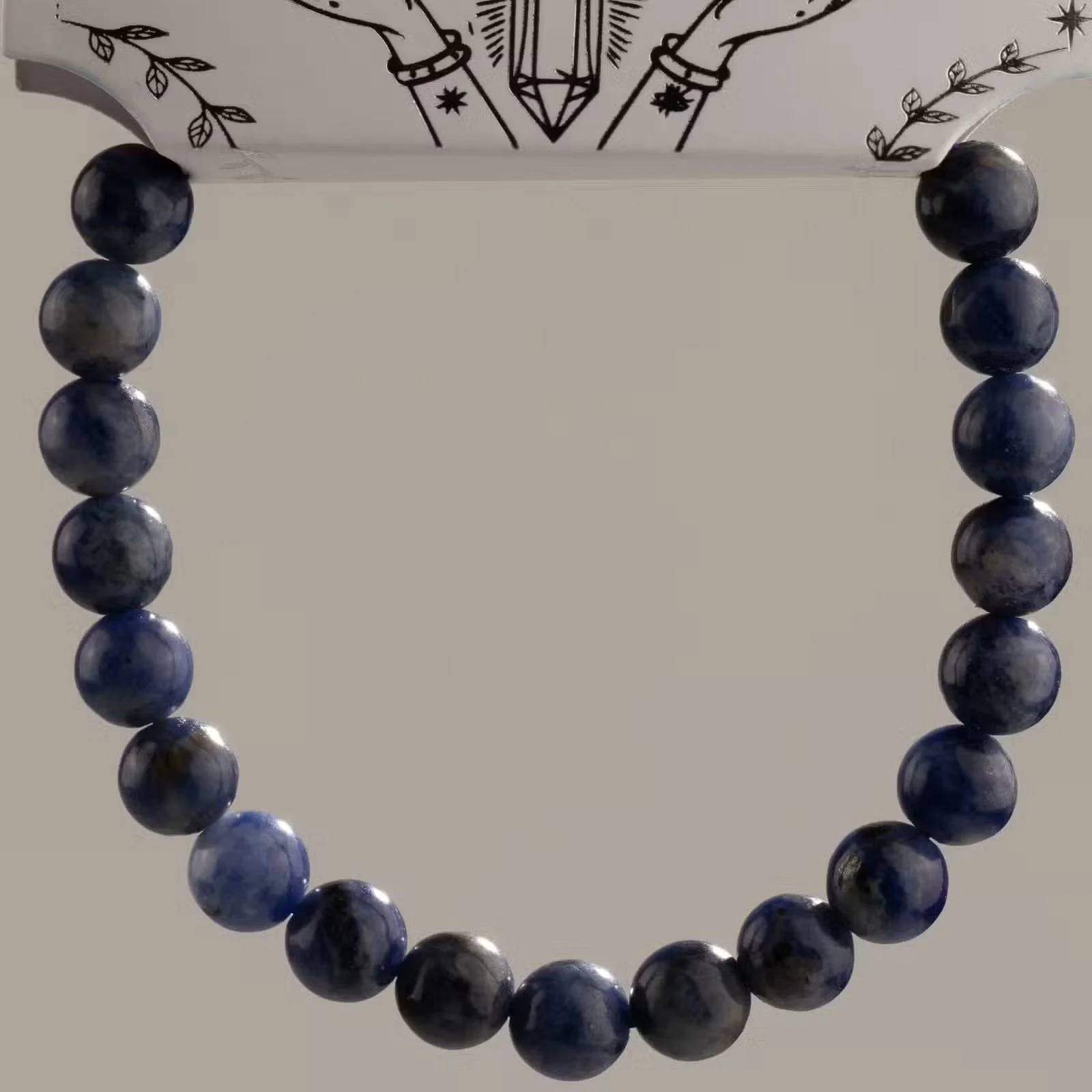 Petite Power Bracelet (17cmx6mm) - Sodalite 3.jpg