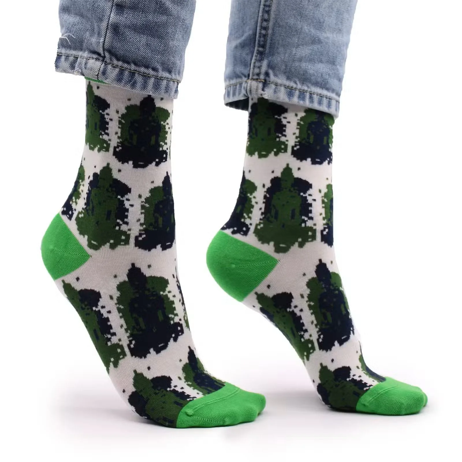 Hop Hare Bamboo Socks SM - Bali Buddha Image 1.jpg
