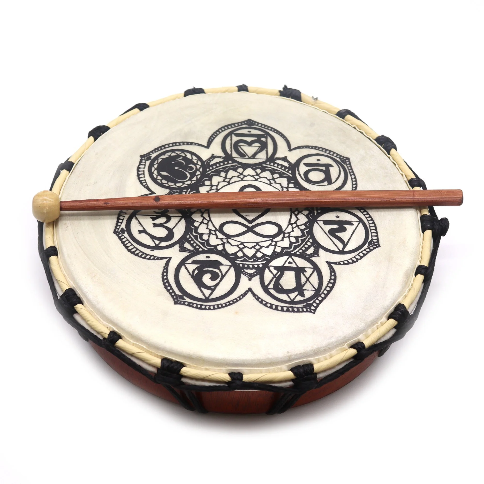 Shamanic+Drum+with+Sticks+Chakra+Design+25cmwith+stick.jpeg