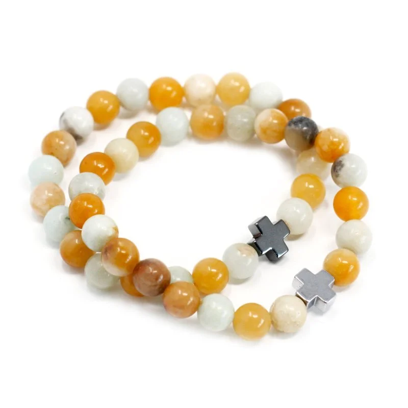 Gemstone+Friendship+Bracelet+Loyalty+Amazonite+and+Yellow+Jasper.jpeg